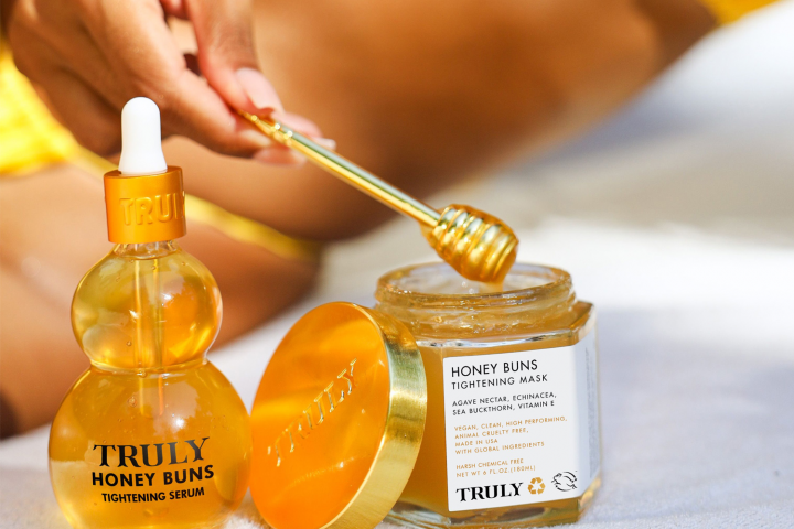 Truly's Honey Buns serum and mask