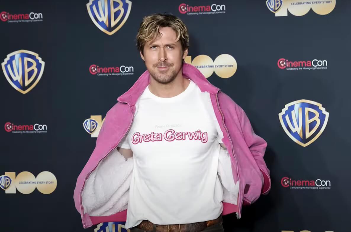Ryan Gosling at barbie event