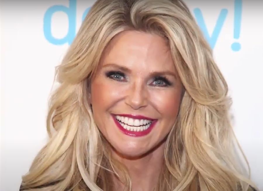 Christie Brinkley skincare routine | Close up of Christie Brinkley smiling