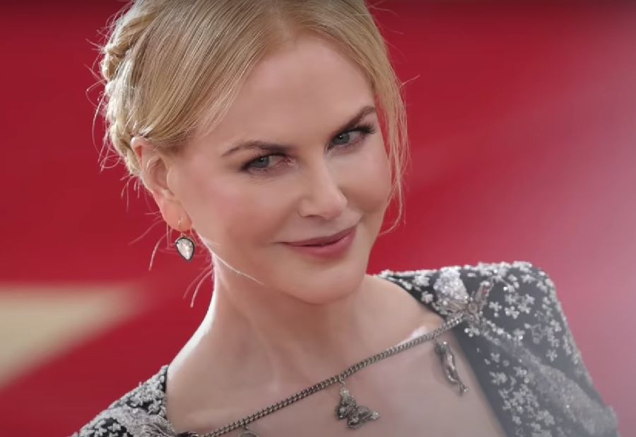 nicole kidman skincare routine | closeup  of nicole kidman on red carpet