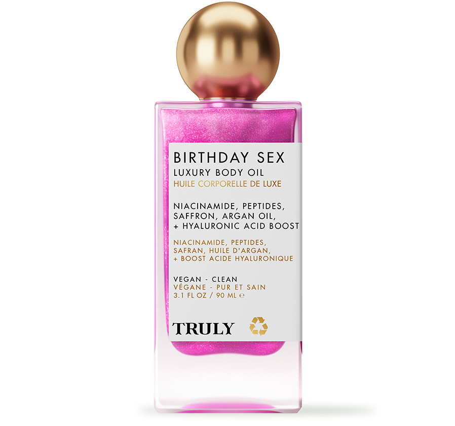 Birthday sex luxury body oil